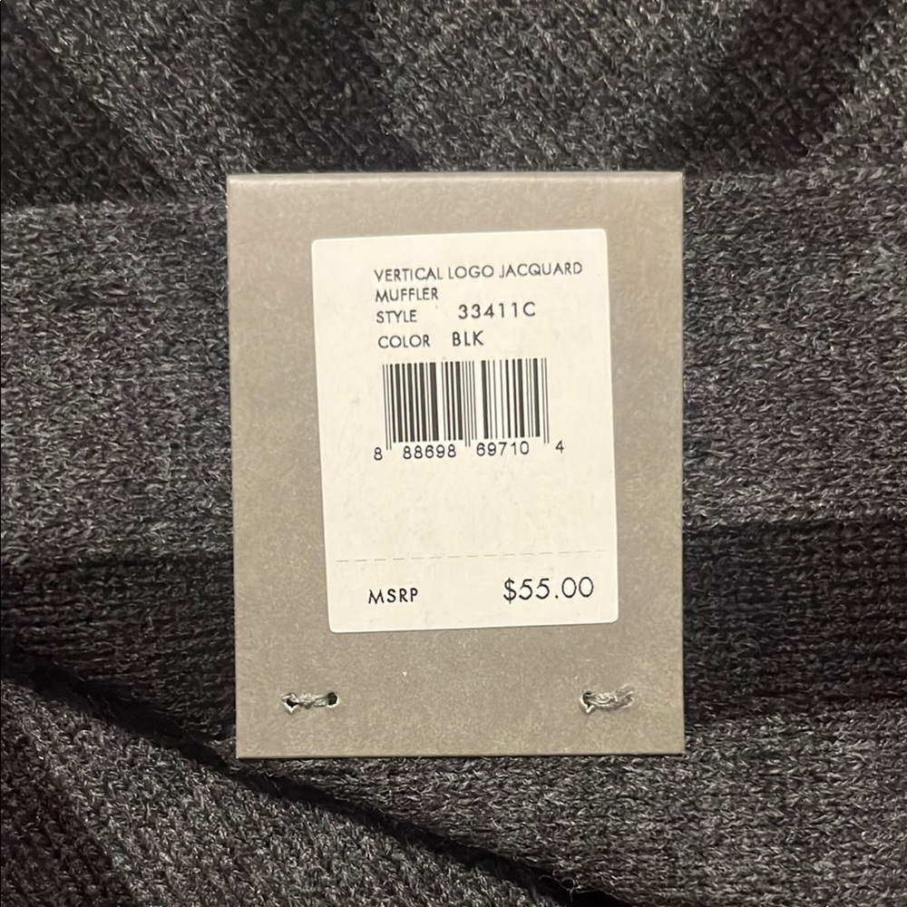 Michael Kors Black and Gray Scarf - Picture 3 of 8